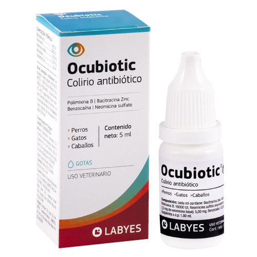 OCUBIOTIC COLIRIO ANTIBIOTICO CON ESTEROIDES * 5 ML ( LABYES)