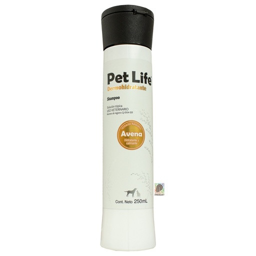 CHAMPU PETLIFE DERMOHIDRATANTE * 250 ML (AVENA)