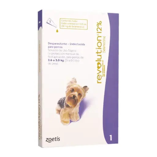 REVOLUTION 12% * 0.25 ML 2.6-5 KG (LILA)