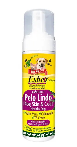 BAÑO SECO ESBELT DERM PELO LINDO DOG SKIN & COAT 200 GR