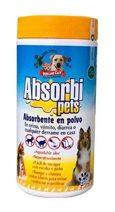 ABSORBIPETS- ABSORBENTE EN POLVO FCO * 250 G