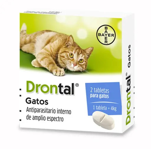 DRONTAL GATOS * 2 TAB