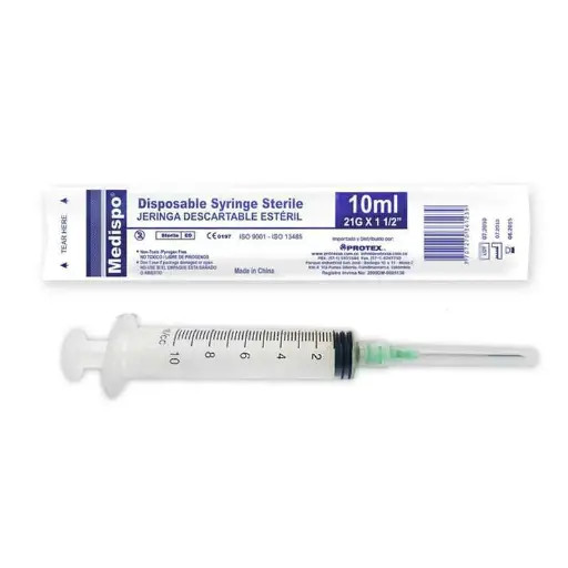 JERINGA 10 CC 3P 21 G *1-1/2